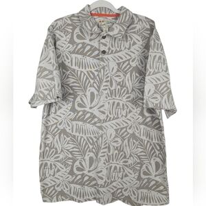 Crazy Shirts Hawaiian Polo XL Tropical Print